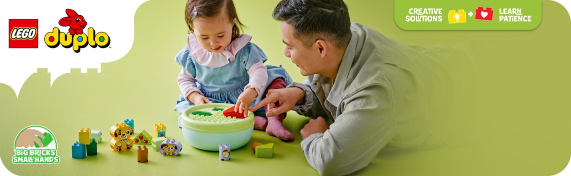 Купити конструктор для хлопчиків та дівчаток LEGO Сортувальник фігур: будинок для цуценят