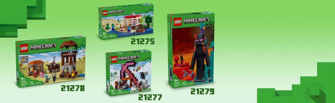 Купити конструктор для віку LEGO MinecraftКріпер