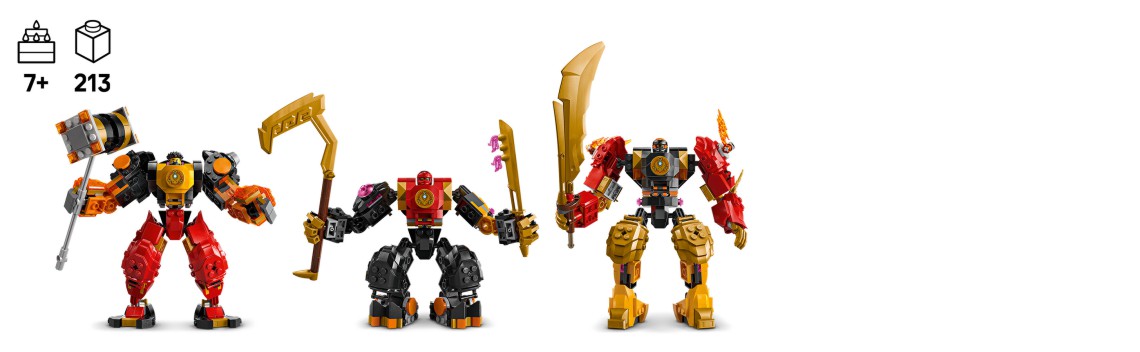 Конструктор LEGO NinjagoБоевойроботАринСпин-джитсу для возраста