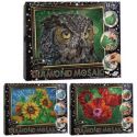 Набор креатовного творчества Danko Toys Алмазная живопись DIAMOND MOSAIC малый МИКС (10), DM-02-01,02,03
