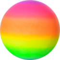 М'яч дитячий Rubber ball Веселка MS 0919