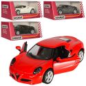 Машинка Kinsmart Alfa Romeo 4С 2013 інерційна металева в асортименті KT5366W