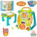 Ігровий центр з дошкою для малювання, каталка ходунки Limo Toy 2107