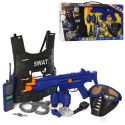 Набор полицейского Limo toy автомат, жилет, маска, рация 34290