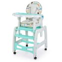 Стульчик для кормления Bambi 2 в 1 M 1563 Animal Mint