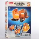 Конструктор SLUBAN Numbers 2в1 цифра, транспорт M38-B0819F
