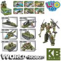 Конструктор Limo Toy военный транспорт, 6 видов KB 160