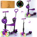 Самокат-беговел iTrike MAXI 5в1 фиолетовый JR 3026CV