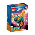 Конструктор LEGO City Трюковий мотоцикл з курчатою 60310