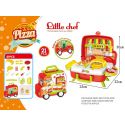 Кухня BEI DI YUAN TOYS фастфуд, 21 предмети, валіза, склад.в машинку 922-84