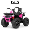 Квадроцикл Bambi Racer чорно-рожевий M 4624EBLR-2-8(24V)