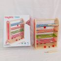 Деревянная магнитная игра, лабиринт, 4 этажа MD 1772