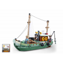 Конструктор SLUBAN Model Bricks Рибальський човен M38-B1119