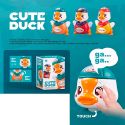 Музыкальная игрушка утка, 3 цвета 986A