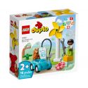 Конструктор LEGO Duplo Вітрова турбіна та електромобіль 10985