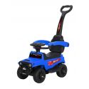 Каталка-толокар Bambi Racer 2в1 з батьківською ручкою, синій M 4845-4