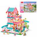 Конструктор SLUBAN Girls Dream Домик вилла M38-B1117