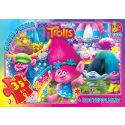 Пазл G-Toys Тролли 35 элементов TR0077