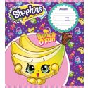 Тетрадь школьная Pero 18 листов в клетку ТМ Shopkins 119753
