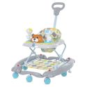 Ходунки Bambi Мишка серые с родительской ручкой M 3656A-S-4