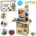 Детская кухня LimoToy мойка, духовка, плита, посуда, продукты 889-243