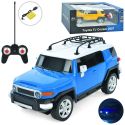 Джип радиоуправляемый, Toyota, 1:24, аккумулятор, резиновые колеса, USB, 2 цвета, 27055