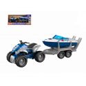 Квадроцикл инерционный, 1:16, с прицепом WY400E-5