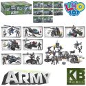 Конструктор Limo Toy военный, транспорт, 8 видов, от 59 до 95 деталей KB 2000