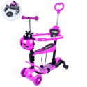 Самокат-беговел MAXI 5в1 розовый JR3-101-P