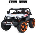 Електромобіль дитячий Bambi Racer джип на радіоуправлінні білий M 5824EBLR-1(24V)