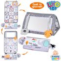 Подвеска складная Limo Toy, книга, зеркало, прорезыватель, шелестит, ткань 9155A-B