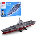 Конструктор SLUBAN Model Bricks военный, авианосец M38-B1211