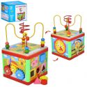 Дерев'яна іграшка та бізікуб Tree Toys 5в1 Магічний кубик MD 0880