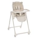 Стільчик для годування EL CAMINO букле бежевий ME 1037 Bear Beige