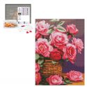 Набор с алмазной мозаики Ideyka Красочные розы 30x40 см AMO8174