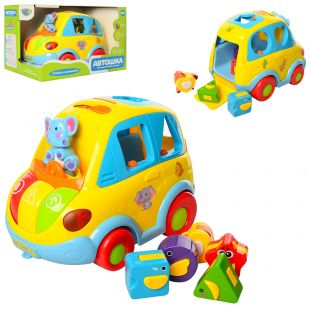 Развивающая игрушка Limo Toy Машинка-сортер рус 9198