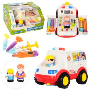 Набір лікаря Limo Toy машинка, фігурки 836