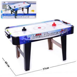 Настольная игра Аэрохоккей деревянный на ножках ZC 3005C