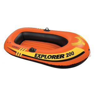 Надувная лодка Intex Explorer 200 взрослый+ребенок 58330