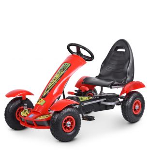 Карт педальний Bambi Racer червоний М 1450-3