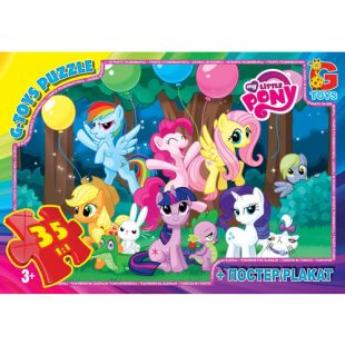 Пазли G-Toys із серії My little Pony, 35 елементів MLP007   замовити