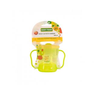 Поїльник Baby team з ручками 180мл 5002