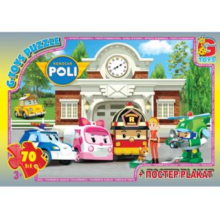Пазли G-Toys із серії Робокар Поллі, 70 елементів RR067437   замовити