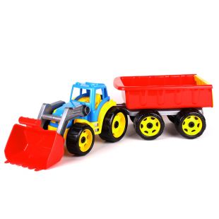 Трактор Technok Toys з ковшем і причепом 3688