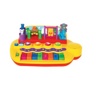 Дитяче іграшкове піаніно Kiddieland - Звірятка на гойдалці 033423