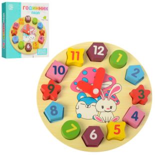 Деревянная игрушка Tree Toys Часы MD 0719