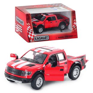 Машинка Kinsmart Ford F-150 SVT Raptor Super Crew інерційна в асортименті KT 5365 WF