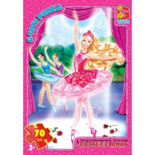 Пазл G-Toys Barbie 70 элементов BA003