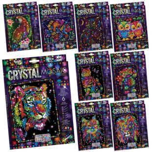 Набор креативного творчества Danko Toys CRYSTAL MOSAIC CRM-01-01,02,03,04...10