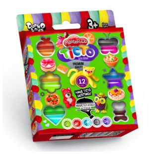 Набор креативного творчества Danko Toys Тесто для лепки Master Do коробка 12 цветов TMD-02-04